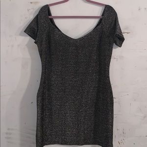 Metallic urban outfitters dress!